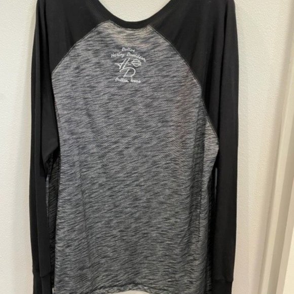 Harley Davidson Black Long Sleeve Size 2X Brand New w/Tags - Picture 2 of 2